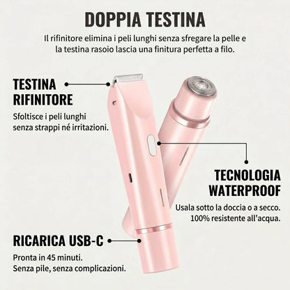 Rasoio 2 in 1 per bikini e corpo Shavea™